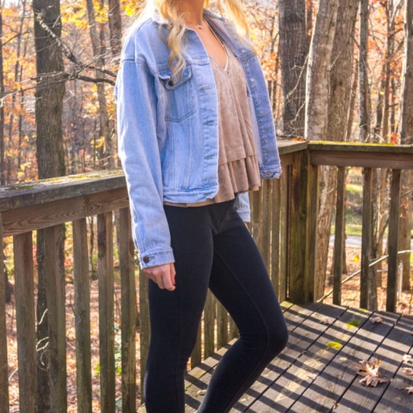 Aerie pink velvet ruffle tank - Picture 7 of 8